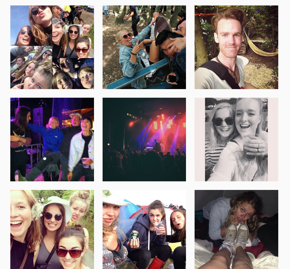 Examples of images tagged with #GRIM14, the official hashtag for Grim Festival 2014.